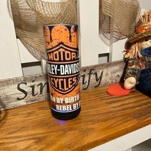 HD skinny 20 oz tumbler w/  blue tooth speaker.